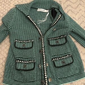 NWOT self portrait knit blazer size S